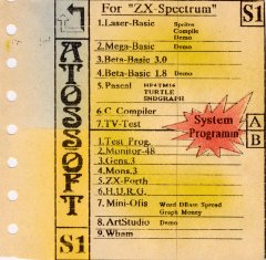System Program - кассеты с играми для ZX Spectrum