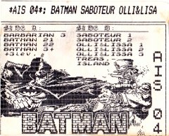 Batman Saboteur Olli&Lisa - кассеты с играми для ZX Spectrum