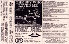 The Spy Who Loved Me. Only 128K - кассеты с играми для ZX Spectrum