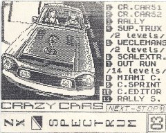 Crazy Cars - кассеты с играми для ZX Spectrum