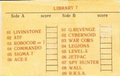 Library 7 - кассеты с играми для ZX Spectrum