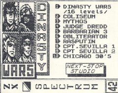 Dinasty Wars - кассеты с играми для ZX Spectrum
