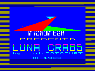 Luna Crabs — ZX SPECTRUM GAME ИГРА