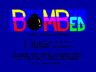 Bomb Ed — ZX SPECTRUM GAME ИГРА