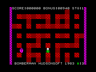 Bomberman — ZX SPECTRUM GAME ИГРА