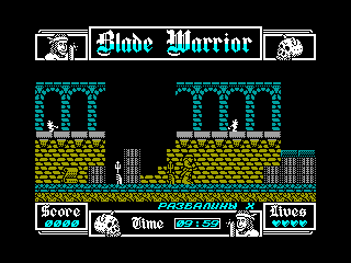 Blade Warrior — ZX SPECTRUM GAME ИГРА