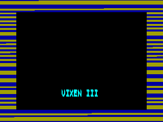 VIXEN 3 — ZX SPECTRUM GAME ИГРА