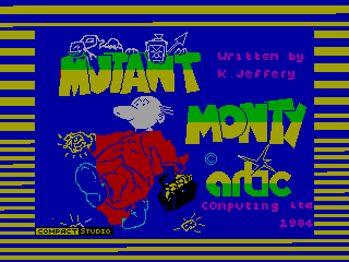 Mutant Monty — ZX SPECTRUM GAME ИГРА