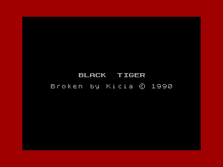 Black Tiger — ZX SPECTRUM GAME ИГРА