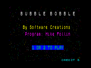 Bubble Bobble — ZX SPECTRUM GAME ИГРА