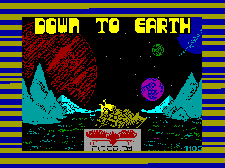 Down to Earth — ZX SPECTRUM GAME ИГРА