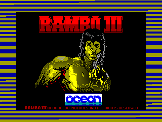 Rambo III — ZX SPECTRUM GAME ИГРА
