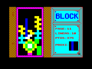 BLOCK — ZX SPECTRUM GAME ИГРА