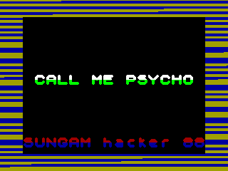 Call Me Psycho — ZX SPECTRUM GAME ИГРА