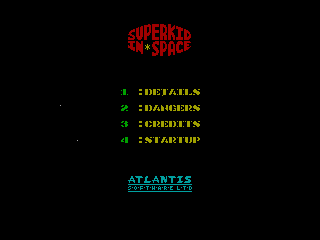 Superkid in Space — ZX SPECTRUM GAME ИГРА