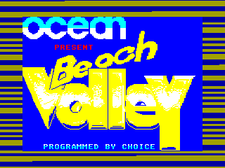 Beach Volley — ZX SPECTRUM GAME ИГРА