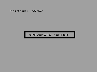XONIX — ZX SPECTRUM GAME ИГРА