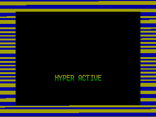 Hyper Active — ZX SPECTRUM GAME ИГРА