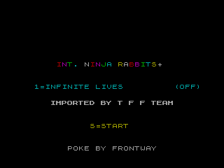 International Ninja Rabbits — ZX SPECTRUM GAME ИГРА
