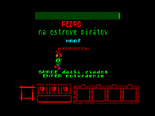 Pedro na Ostrove Piratov — ZX SPECTRUM GAME ИГРА
