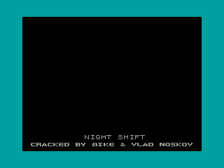 Night Shift — ZX SPECTRUM GAME ИГРА