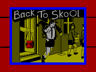 Back to Skool — ZX SPECTRUM GAME ИГРА