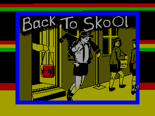 Back to Skool — ZX SPECTRUM GAME ИГРА