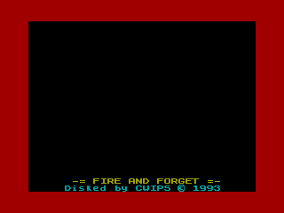 Fire and Forget — ZX SPECTRUM GAME ИГРА