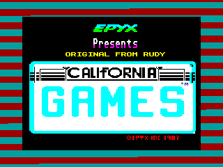California Games — ZX SPECTRUM GAME ИГРА