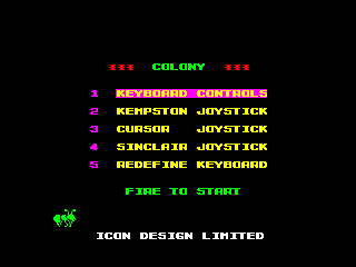 Colony — ZX SPECTRUM GAME ИГРА