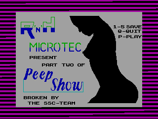 Peepshow — ZX SPECTRUM GAME ИГРА