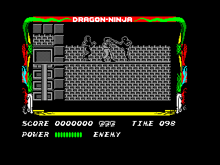 Dragon Ninja — ZX SPECTRUM GAME ИГРА