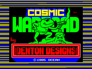 Cosmic Wartoad — ZX SPECTRUM GAME ИГРА