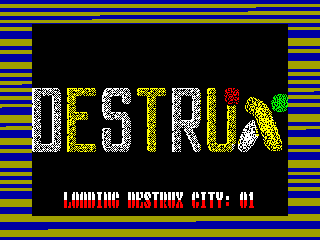 DESTRUX — ZX SPECTRUM GAME ИГРА