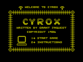 Cyrox — ZX SPECTRUM GAME ИГРА