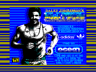 DALEY THOMPSON OLYMPIC CHALLENGE — ZX SPECTRUM GAME ИГРА