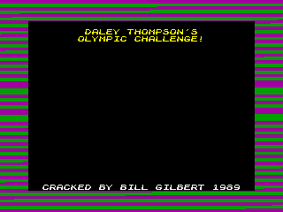 DALEY THOMPSON OLYMPIC CHALLENGE — ZX SPECTRUM GAME ИГРА