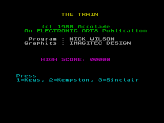 THE TRAIN — ZX SPECTRUM GAME ИГРА