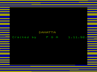 DAMATTA — ZX SPECTRUM GAME ИГРА
