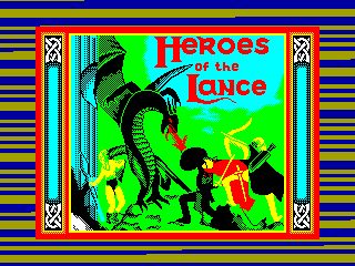 Heroes of the Lance — ZX SPECTRUM GAME ИГРА