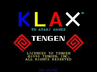 Klax — ZX SPECTRUM GAME ИГРА