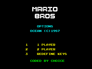Mario Bros — ZX SPECTRUM GAME ИГРА