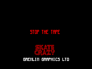 Skate Crazy — ZX SPECTRUM GAME ИГРА