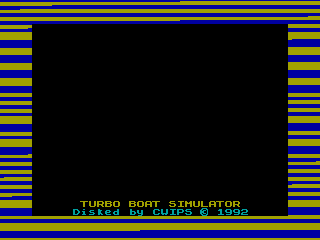 Turbo Boat Simulator — ZX SPECTRUM GAME ИГРА