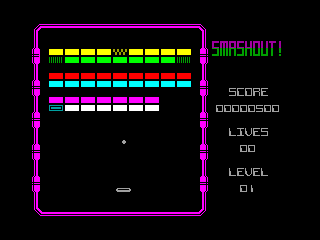 Smashout!! — ZX SPECTRUM GAME ИГРА