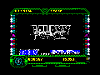 GALAXY FORCE — ZX SPECTRUM GAME ИГРА