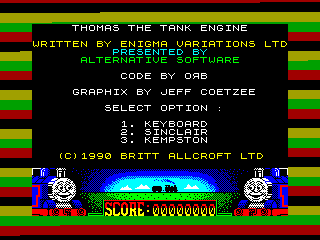 Thomas the Tank Engine  — ZX SPECTRUM GAME ИГРА