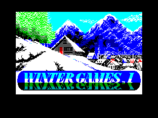 WINTER GAMES 1 — ZX SPECTRUM GAME ИГРА