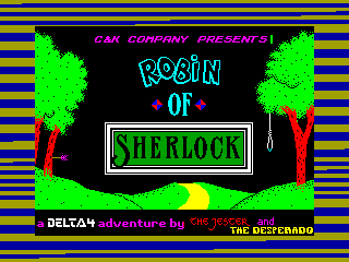 Robin of Sherlock — ZX SPECTRUM GAME ИГРА