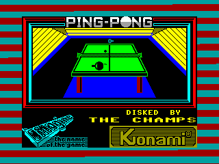 Ping Pong — ZX SPECTRUM GAME ИГРА